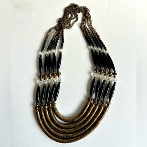 ⭐️ LAST CHANCE SALE! ⭐️ Vintage Beaded Tribal Inspired Necklace Multi Strand